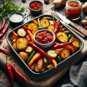 Tšillimoosiga ahjujuurviljad